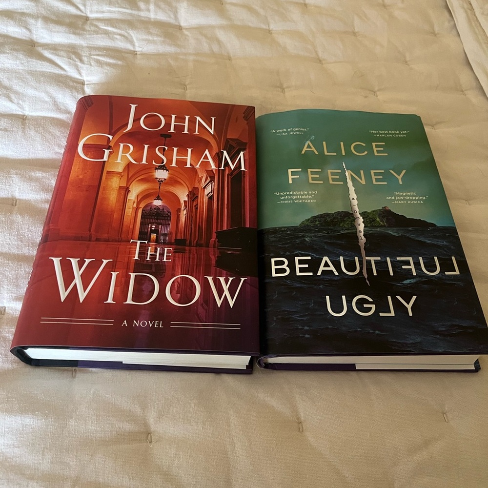 John Grisham’s latest legal thriller and Alice Feeney’s suspense novel